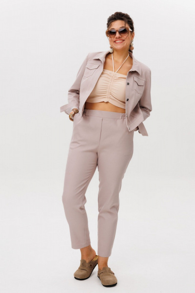 Брюки Anelli 518 песчаное_облако - фото 7