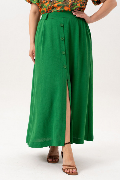 Блуза, юбка Andina 980 принт_изумруд - фото 14