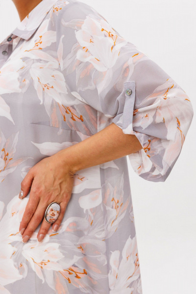 Кардиган Anelli 1529 лилии_в_тумане - фото 6