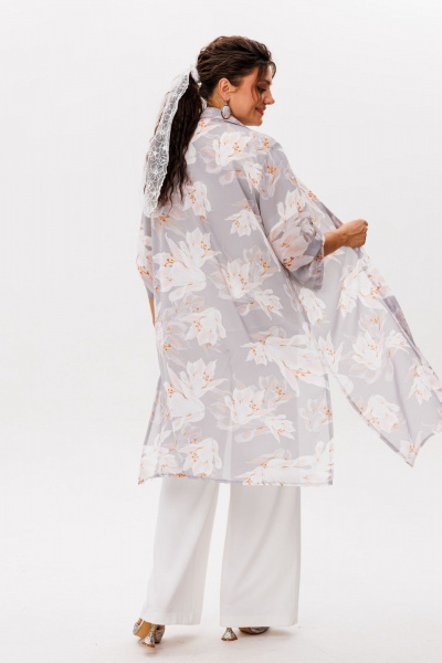 Кардиган Anelli 1529 лилии_в_тумане - фото 5