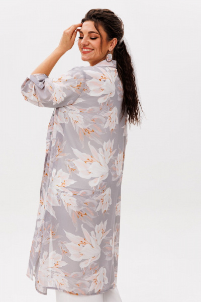 Кардиган Anelli 1529 лилии_в_тумане - фото 4