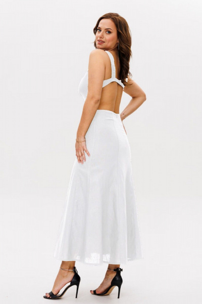 Платье Mislana 1219 белый - фото 3