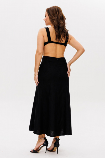 Платье Mislana 1219 черный - фото 8