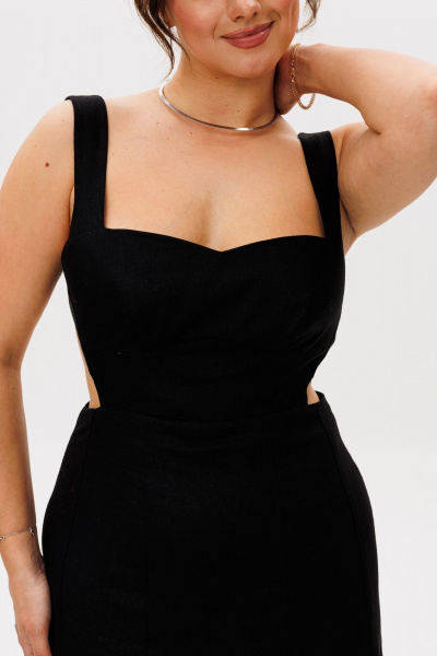 Платье Mislana 1219 черный - фото 7