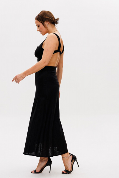 Платье Mislana 1219 черный - фото 4