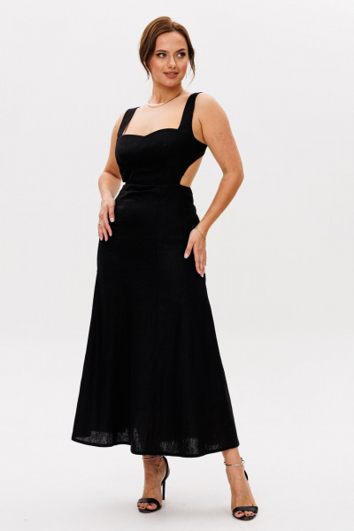 Платье Mislana 1219 черный - фото 2