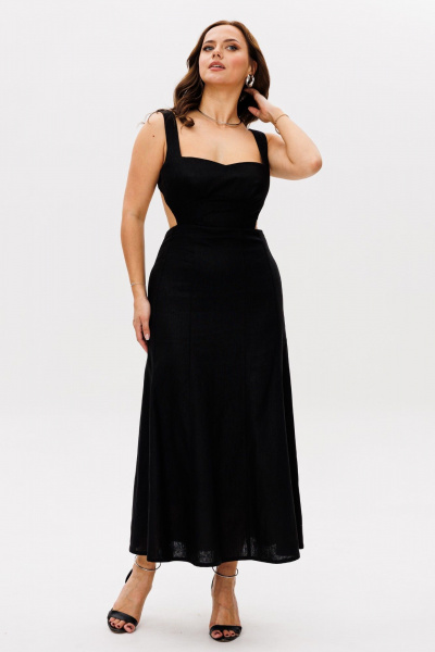 Платье Mislana 1219 черный - фото 3