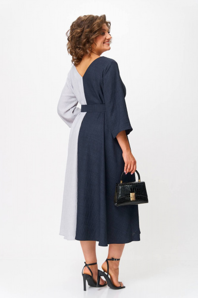 Платье Anastasia 1243.1 сине-голубой - фото 3