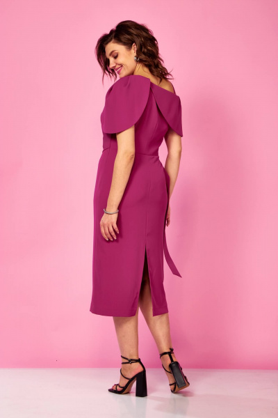 Платье Ольга Стиль С-939 роза - фото 3