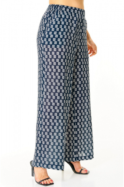 Блуза, брюки БелЭльСтиль 745-1_45_22+ 605-2_73_22 молочно-голубой - фото 9