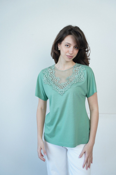 Джемпер Купалинка 30901G.158-164 зеленый - фото 1