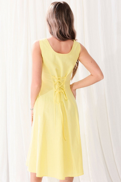 Платье Golden Valley 44229 желтый - фото 4