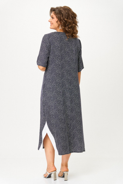 Платье Michel chic 2168 темно-синий_горох - фото 6