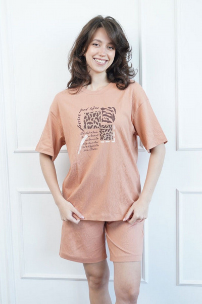 Джемпер, шорты Купалинка 35601G.158-164 бежевый - фото 5