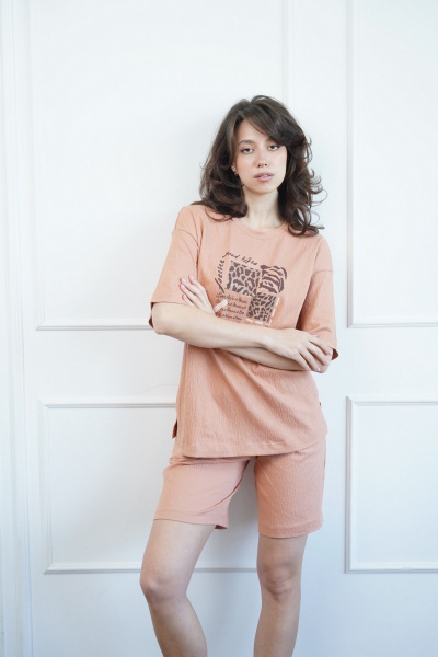 Джемпер, шорты Купалинка 35601G.158-164 бежевый - фото 2