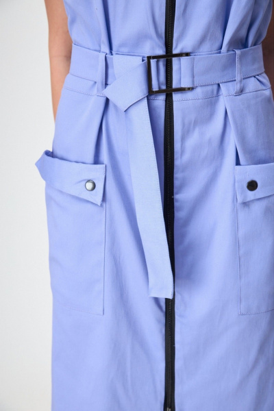 Платье Anelli 1587 черничный_йогурт - фото 5