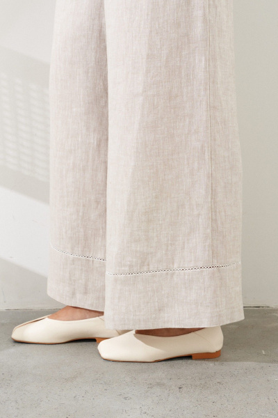 Блуза, брюки AltaModa 2012-1 бежевый_меланж - фото 5