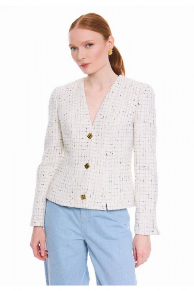 Жакет DEVITA 4028 молочный - фото 1