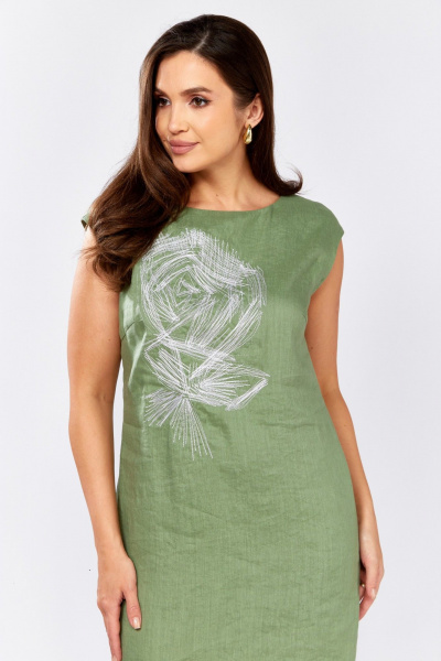 Платье MALI 425-065 зеленый - фото 6