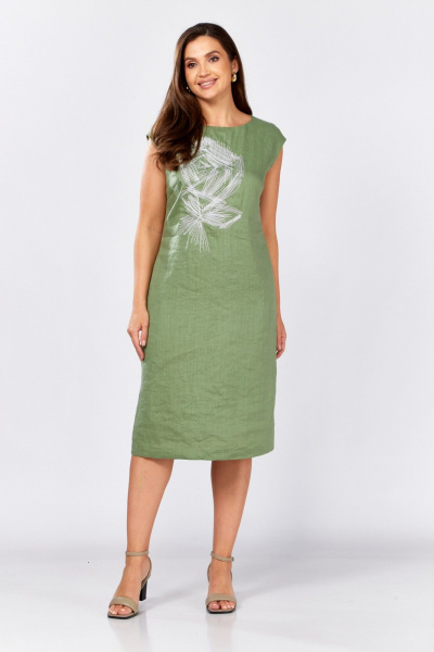 Платье MALI 425-065 зеленый - фото 3