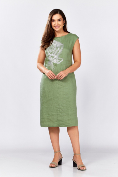 Платье MALI 425-065 зеленый - фото 2