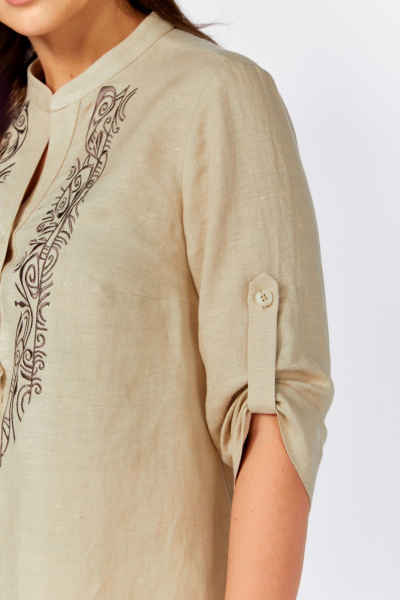 Блуза MALI 625-076 бежевый - фото 8