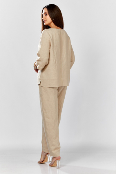 Блуза MALI 625-077 бежевый - фото 15