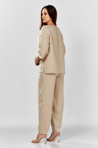 Блуза MALI 625-077 бежевый - фото 14