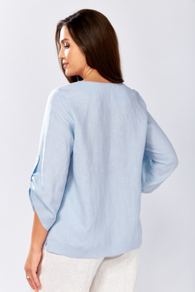 Блуза MALI 625-078 голубой - фото 12