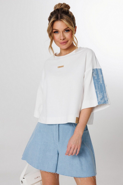 Шорты Faufilure C940 голубой - фото 3