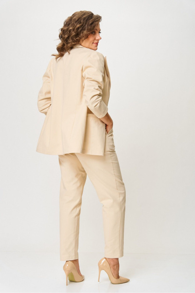 Брюки, жакет Rumoda 2073 бежевый - фото 9