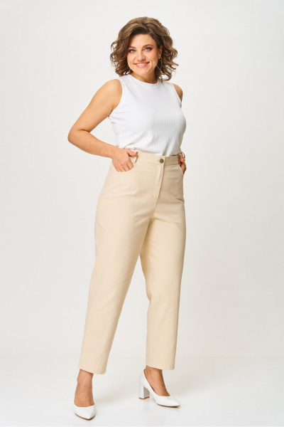 Брюки Rumoda 2192 бежевый_new - фото 3