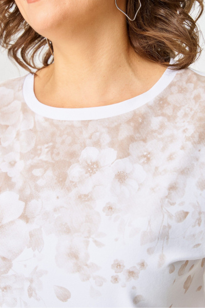 Джемпер Rumoda 2258 капучино_белый - фото 6