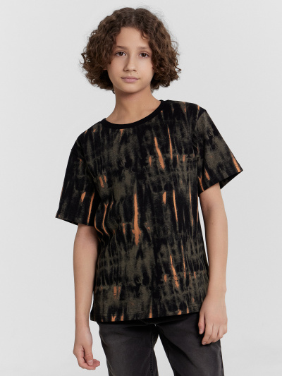 Футболка Mark Formelle 113433/24-26095П-0 набивка_tie_dye_на_черном - фото 10