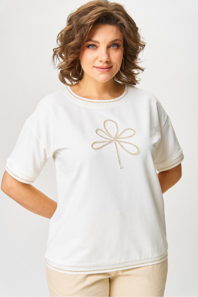 Джемпер Rumoda 2261 молочный - фото 6