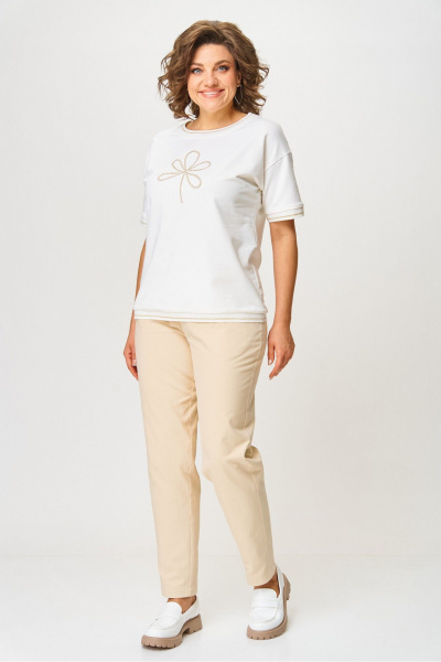 Джемпер Rumoda 2261 молочный - фото 3