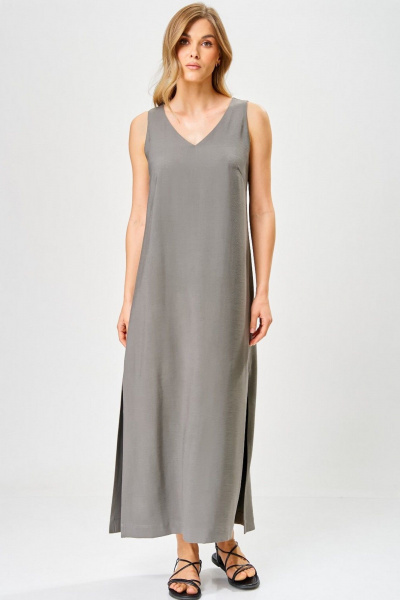 Платье Laikony L-192-3 графит - фото 1