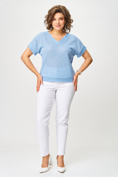 Джемпер Rumoda 2262 голубой - фото 13