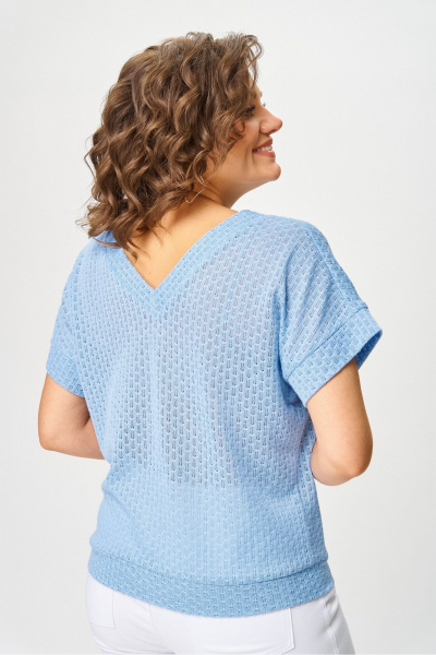 Джемпер Rumoda 2262 голубой - фото 7