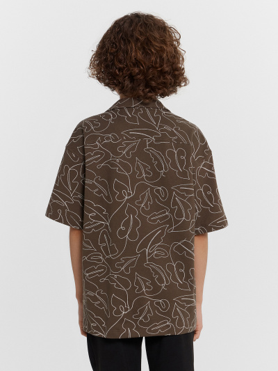 Рубашка Mark Formelle 113445/24-31873П-11 абстракция_на_табаке - фото 8