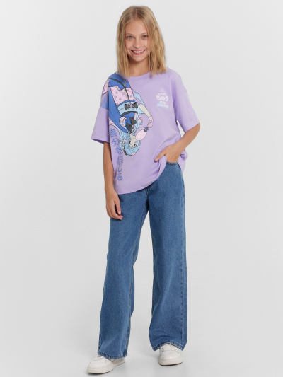 Футболка Mark Formelle 117843/24-27897П-0 св.лаванда_печать_3_сл_на_пол - фото 85