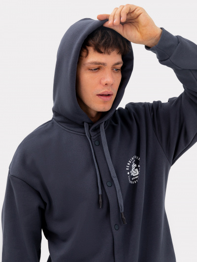 Толстовка Mark Formelle 121171/1-1/24-3690П-7П графит_печать_1_сл_на_пол - фото 19