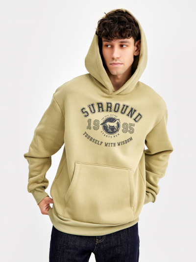 Худи Mark Formelle 121806-1/22/3297П-7П пыльный_хаки_печать_2_сл_на_пол - фото 109