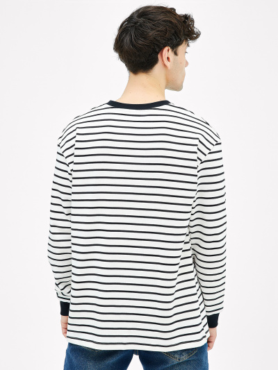 Лонгслив Mark Formelle 121811/1/24-3682П-0 молочно_черная_полоска2 - фото 26