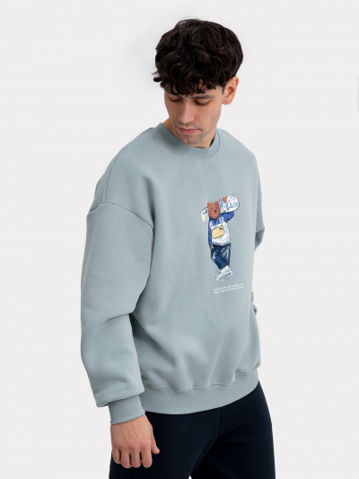 Свитшот Mark Formelle 121866/1/24-3680П-7П сланец_печать_3_сл_на_пол - фото 26