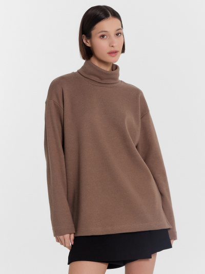 Джемпер Mark Formelle 122899/24-33361Ц-26 кофейный_меланж_5364_D - фото 9