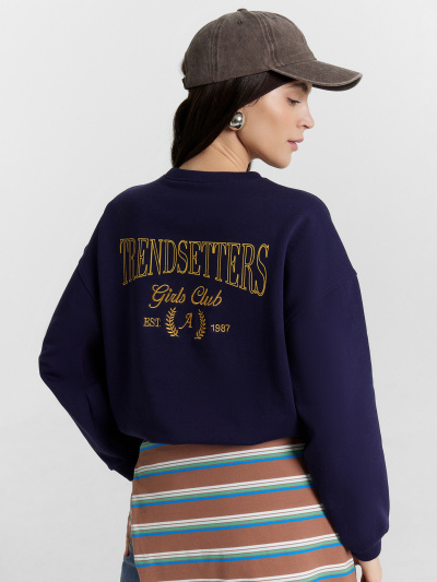 Свитшот Mark Formelle 122950/1/24-30567П-7-2 синее_небо_печать_549_D_вышивка - фото 25