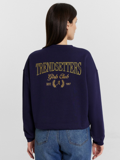 Свитшот Mark Formelle 122950/1/24-30567П-7-2 синее_небо_печать_549_D_вышивка - фото 19