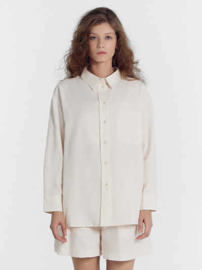 Рубашка Mark Formelle 122955-1/1/24-28374П-9 молочные_цветы_жаккард - фото 26