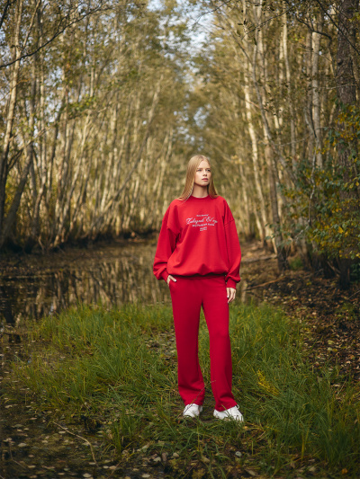 Свитшот Mark Formelle 122995/24-30517П-7П т.красный_печать_1_сл_на_пол_3_сл_на_спинке - фото 95